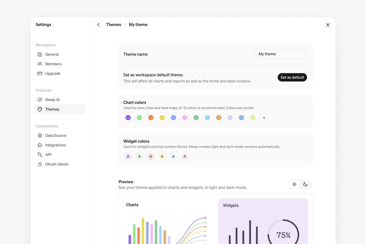 Create a custom theme